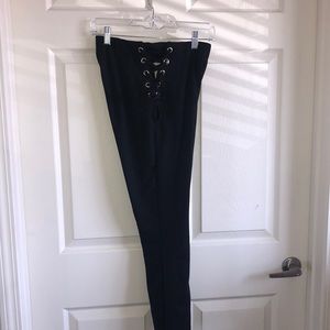 Black pants, leggings